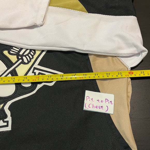 Reebok Sidney Crosby 87 Pittsburgh Penguins NHL Jersey - Men's Size 50 - Picture 12 of 13
